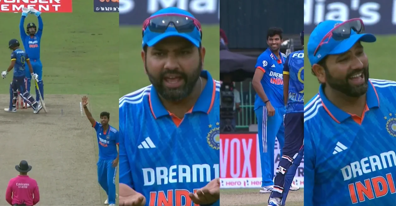 WATCH: Rohit Sharma hilariously trolls Washington Sundar in the first ODI against Sri Lanka