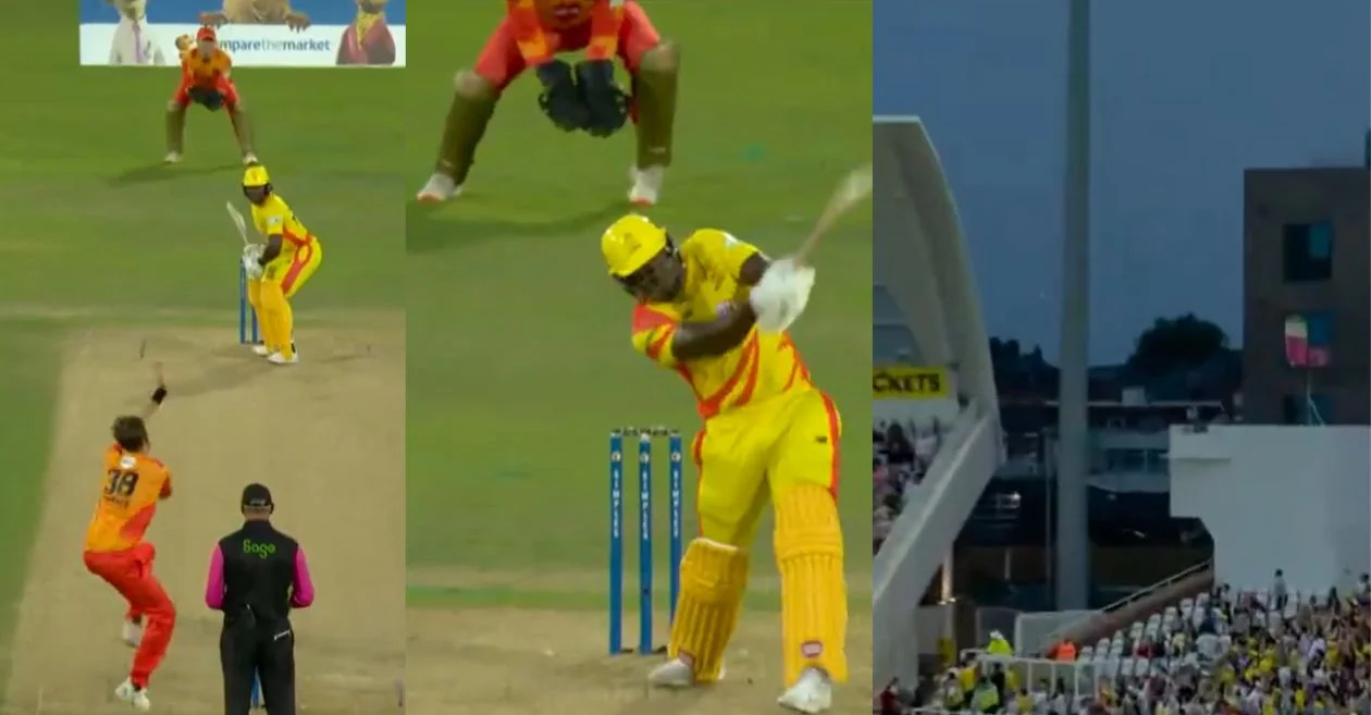 WATCH: Rovman Powell blasts a huge six off Tim Southee in The Hundred Men’s 2024 game