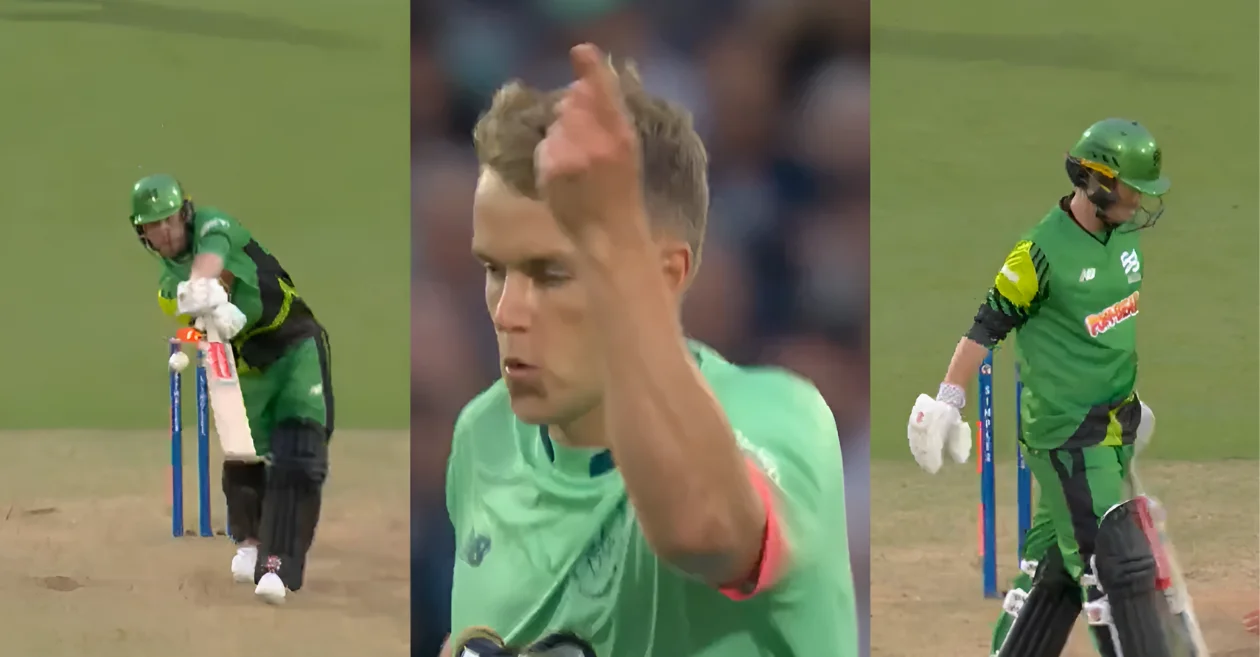 WATCH: Sam Curran cleans up Alex Davies with a brilliant slower ball in The Hundred 2024