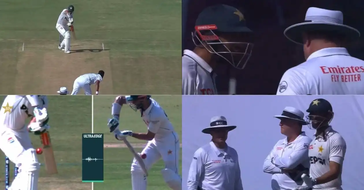 PAK vs BAN [WATCH]: Shan Masood argues with umpire after his controversial dismissal in the first Test