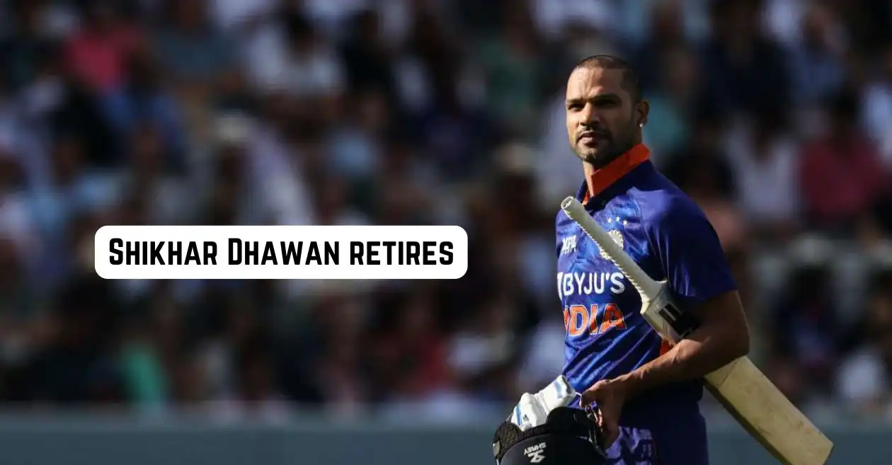 Shikhar Dhawan retires