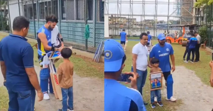 SL vs IND [WATCH]: Rohit Sharma and Virat Kohli makes a young fan’s day by kind gesture