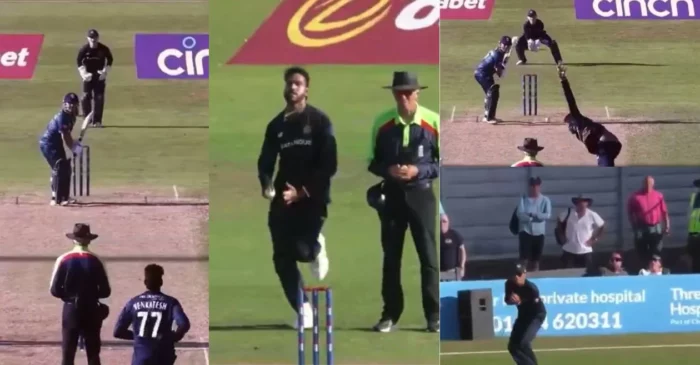 WATCH: Venkatesh Iyer’s maiden wicket in Metro Bank One Day Cup 2024 lead Lancashire to a thrilling win