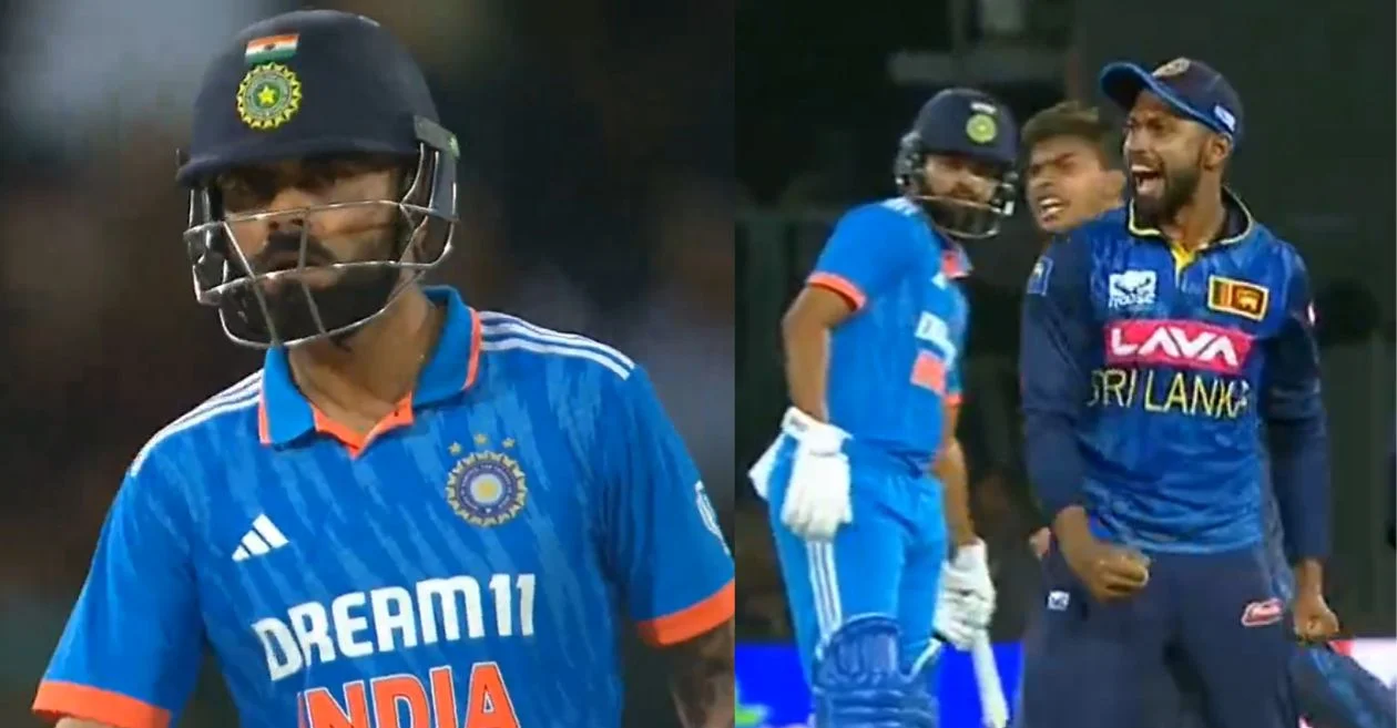 SL vs IND [WATCH]: Virat Kohli gets an animated send-off from Sadeera Samarawickrama in the 3rd ODI