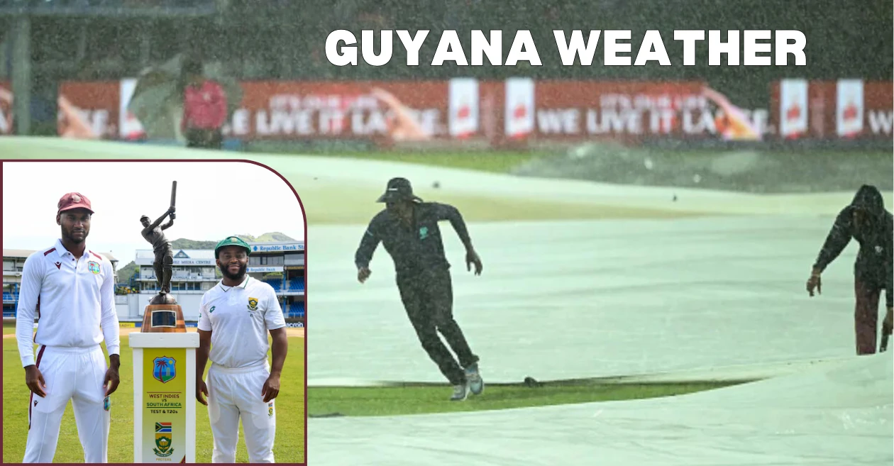 WI vs SA 2024, 2nd Test: Guyana Weather Forecast for the series decider | West Indies vs South Africa