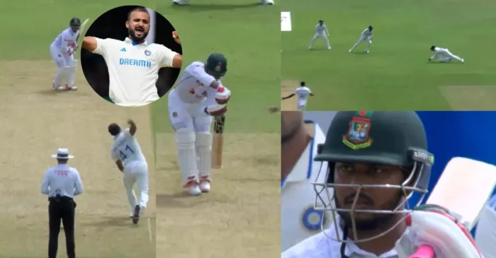 IND vs BAN 2024 [WATCH]: Akash Deep cut-short Zakir Hasan’s innings as Yashasvi Jaiswal grabs a stunner