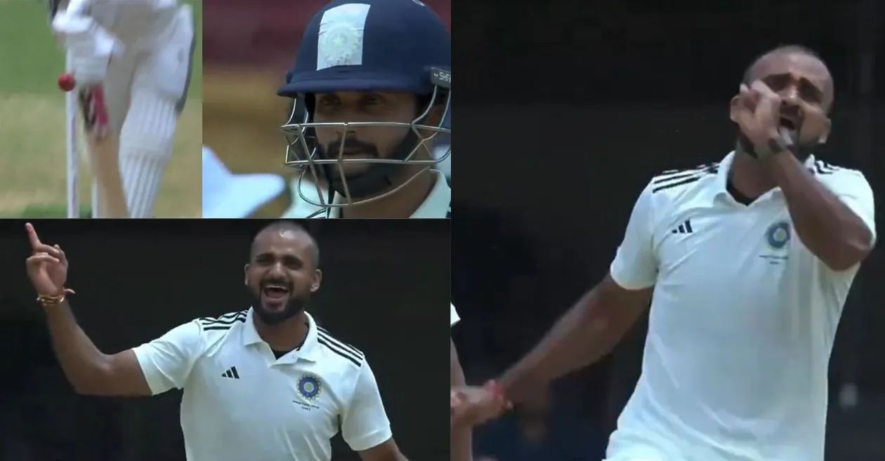 WATCH: Akash Deep’s dream delivery stuns Nitish Kumar Reddy in Duleep Trophy 2024