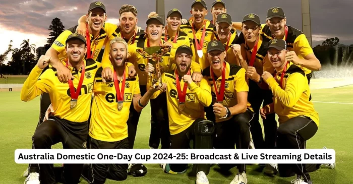 Australia Domestic One-Day Cup 2024/25 Schedule: Date, Match Time, Venue, Broadcast & Live Streaming details