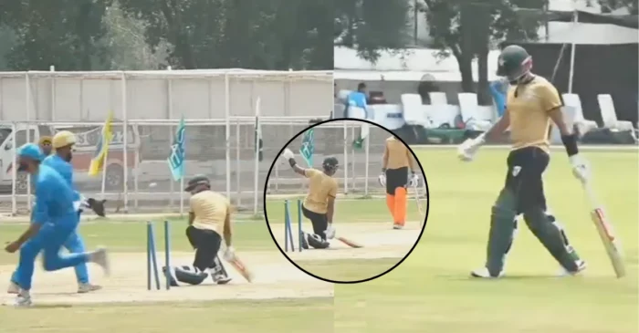 WATCH: Local spinner dismisses Babar Azam in practice match ahead of Champions One-Day Cup 2024/25