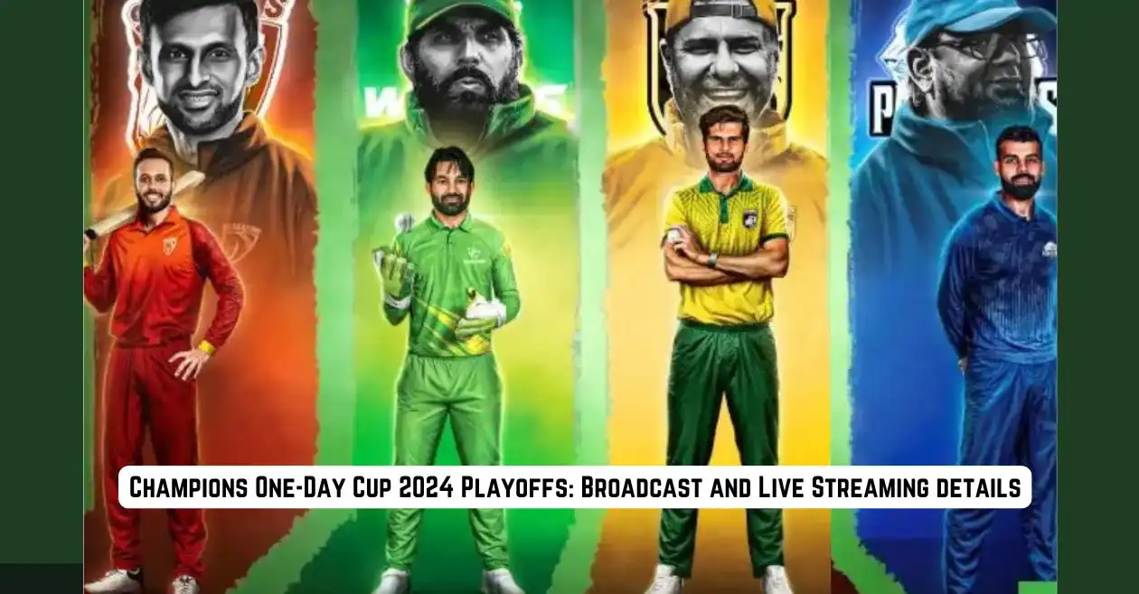 Champions One-Day Cup 2024 Playoffs Schedule: Date, Time, Broadcast and Live Streaming details