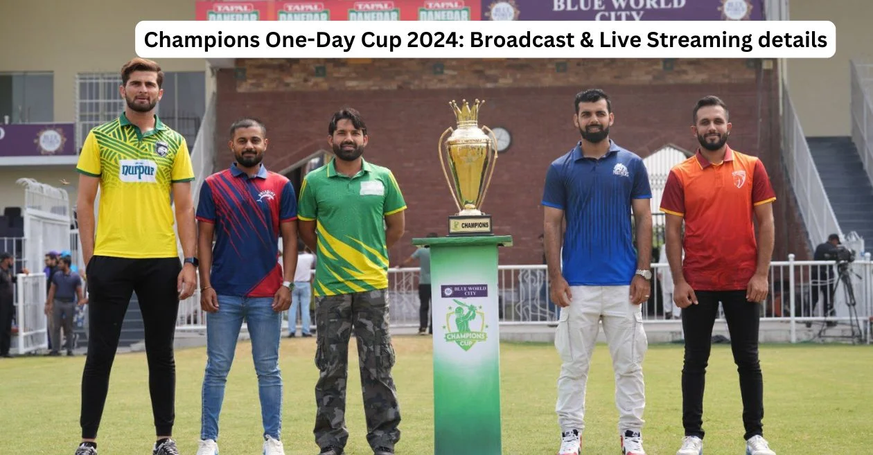 Champions One-Day Cup 2024 Schedule: Date, Match Time, Broadcast & Live Streaming details