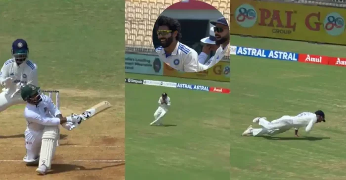 WATCH: Dhruv Jurel takes a brilliant catch to dismiss Litton Das in Chennai Test