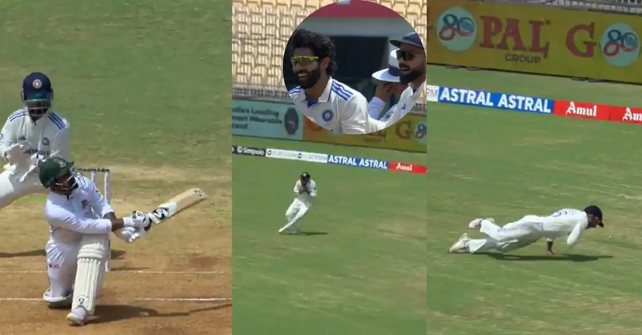 WATCH: Dhruv Jurel’s brilliant catch dismisses Litton Das in Chennai Test