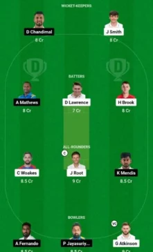 ENG vs SL, Dream11 Team