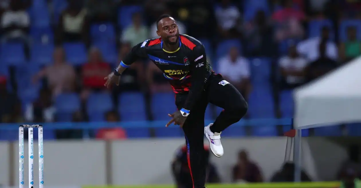 Fabian Allen’s all-round present leads Antigua and Barbuda Falcons to an exciting win over Trinbago Knight Riders in CPL 2024