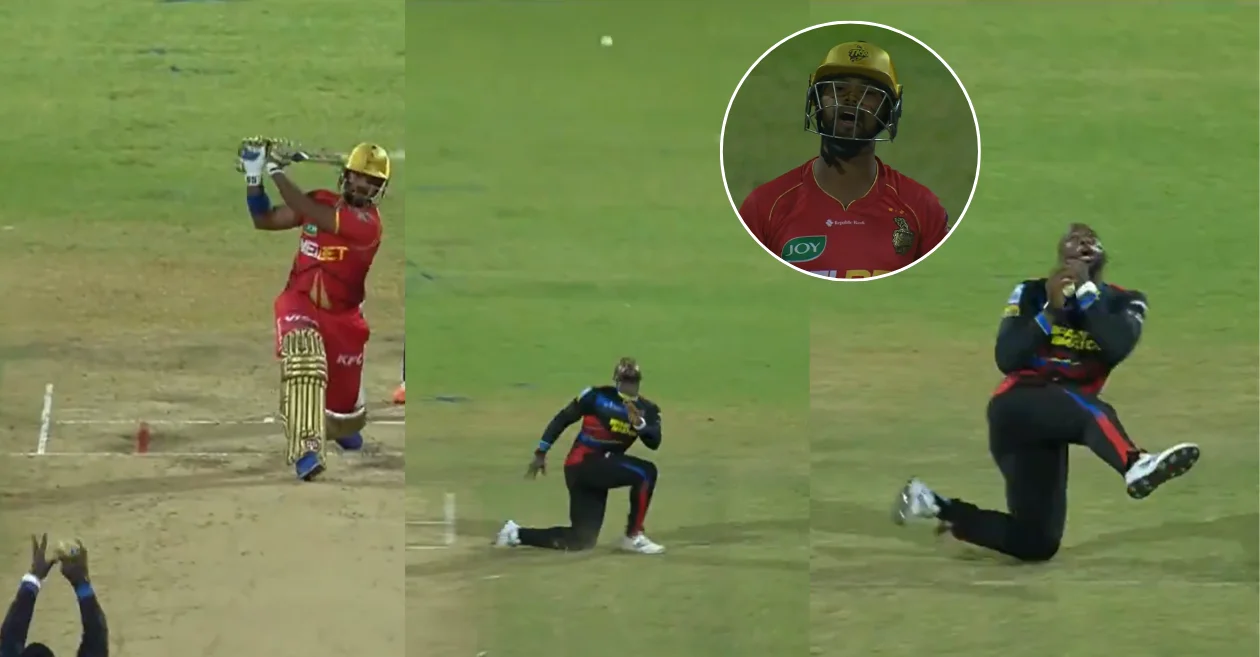 WATCH: Fabian Allen take a spectacular catch to dismiss Nicholas Pooran in CPL 2024