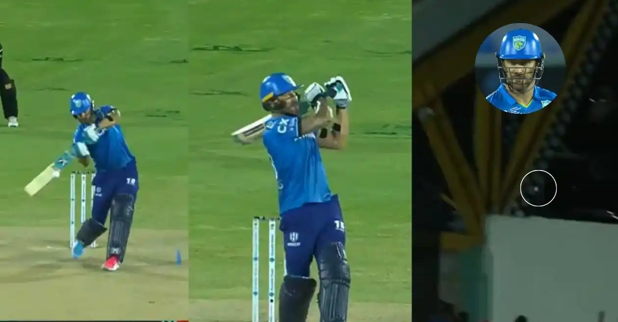 WATCH: Faf du Plessis slams Mohammad Amir for a huge six in CPL 2024