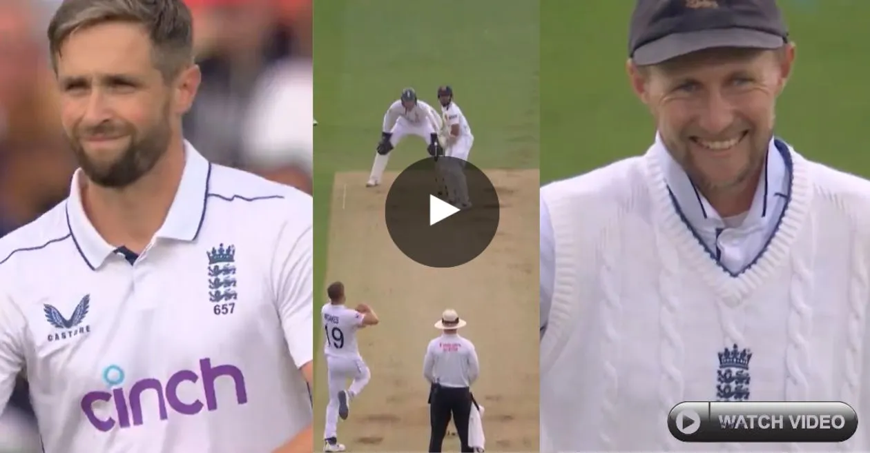 WATCH: Chris Woakes’ Hilarious Spin Bowling Leaves Joe Root Laughing