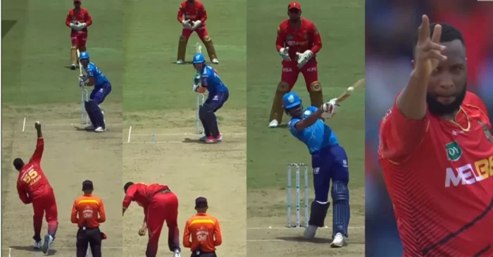 WATCH: Kieron Pollard celebrates in unique “El Dorado” fashion after grabbing a 4-fer in CPL 2024