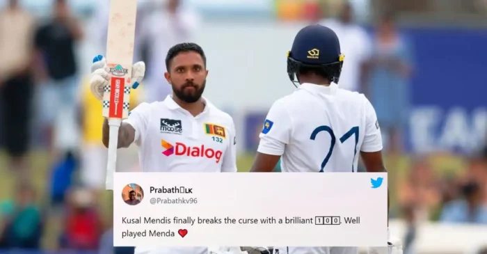 SL vs NZ: Netizens react as Kusal Mendis hits a stunning century on Day 2 of the second Test in Galle