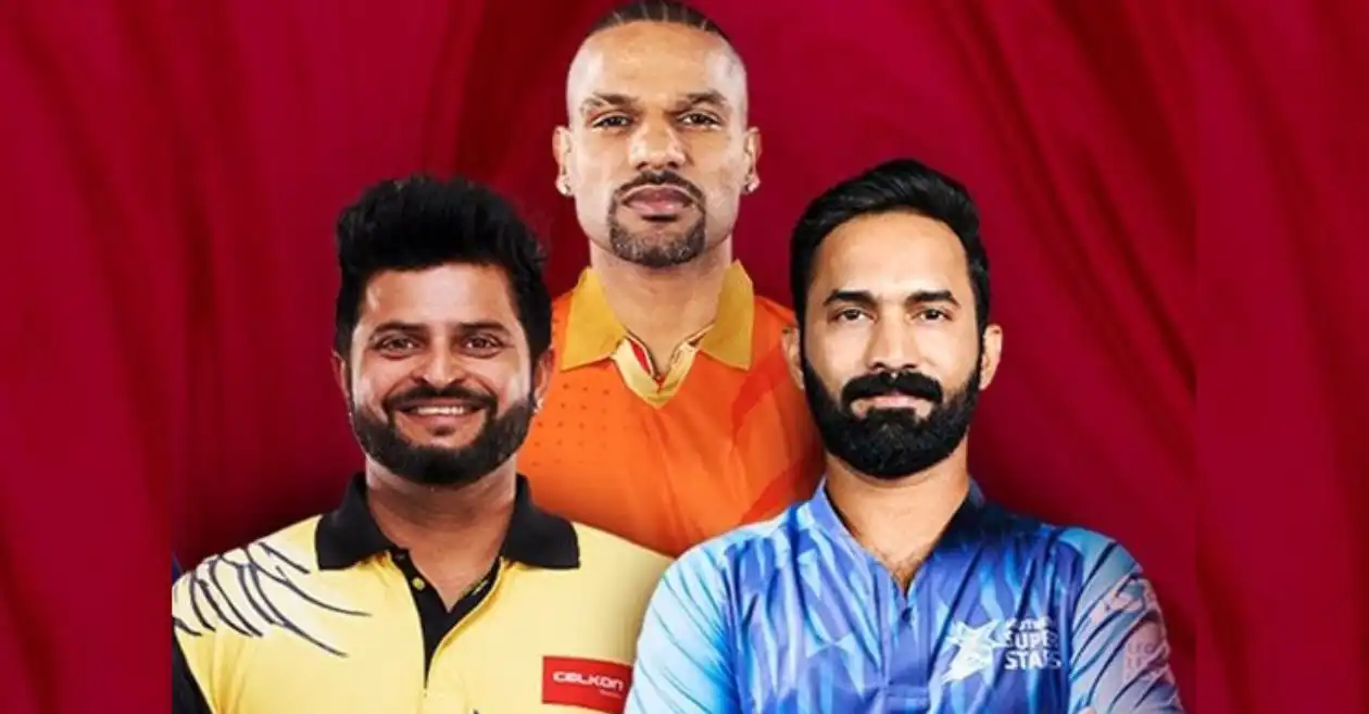 Here are the 2024 Legends League Cricket (LLC) squads, along with the players list and captains of all six teams:

1. Team Aces
– Captain: AB de Villiers
– Players: Virat Kohli, Kane Williamson, Rashid Khan, Kagiso Rabada, Jos Buttler, Jason Holder, Trent Boult, Faf duPlessis, Nicholas Pooran, Mujeeb Ur Rahman

2. Team Titans
– Captain: Rohit Sharma
– Players: Babar Azam, Jasprit Bumrah, Ben Stokes, Adam Zampa, Quinton de Kock, Eoin Morgan, Shaheen Afridi, David Warner, Shreyas Iyer, Rishabh Pant

3. Team Royals
– Captain: Steve Smith
– Players: KL Rahul, Andre Russell, Shikhar Dhawan, Kyle Jamieson, Glenn Maxwell, Chris Gayle, Mitchell Starc, Jofra Archer, Kagiso Rabada, Hardik Pandya

4. Team Warriors
– Captain: Kane Williamson
– Players: Aaron Finch, Rashid Khan, Faf du Plessis, Mitchell Marsh, Marcus Stoinis, Tom Banton, Pat Cummins, Jimmy Neesham, Andre Fletcher, Mark Wood

5. Team Legends
– Captain: Virat Kohli
– Players: Moeen Ali, Dwayne Bravo, Kieron Pollard, Ishant Sharma, Imran Tahir, Sunil Narine, Shreyas Iyer, Chris Jordan, Jason Roy, Dan Lawrence

6. Team Stars
– Captain: David Warner
– Players: Jonny Bairstow, Mohammed Shami, Shubman Gill, Anrich Nortje, Travis Head, Jos Buttler, Mitchell Santner, Chris Lynn, Ishan Kishan, Rahul Chahar