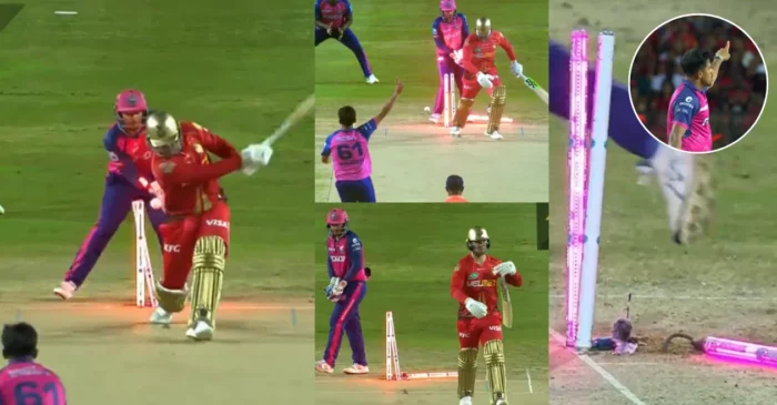 WATCH: Maheesh Theekshana dismisses Jason Roy for a duck with a clever delivery in CPL 2024