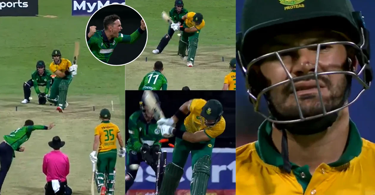 IRE vs SA [WATCH]: Matthew Humphreys dismisses Aiden Markram with a beauty as Ireland clinches a historic victory in the 2nd T20I