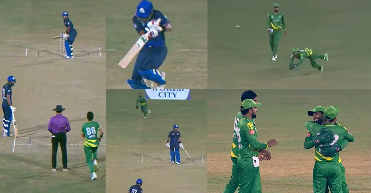 WATCH: Mohammad Rizwan takes an unbelievable catch in the Champions One-Day Cup 2024