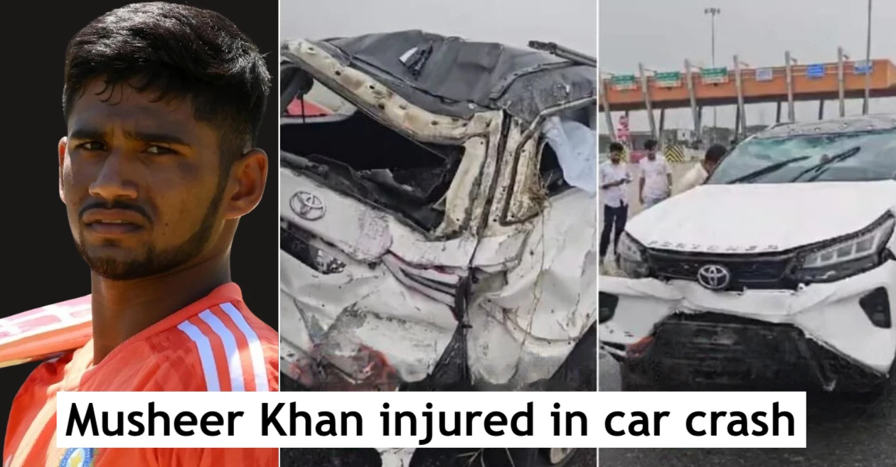 Musheer Khan suffers serious neck injury in a car accident near Lucknow