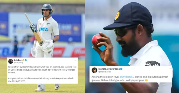 Twitter reactions: Rachin Ravindra’s brave effort falls short as Prabath Jayasuriya seals win for Sri Lanka over New Zealand in the 1st Test