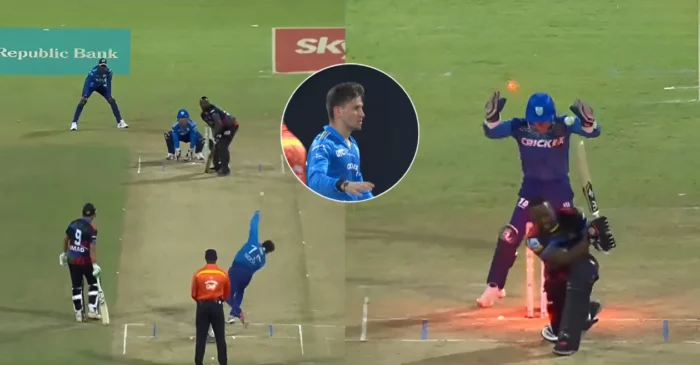 WATCH: Noor Ahmad’s stunning delivery sends Fabian Allen packing on golden duck in the CPL 2024