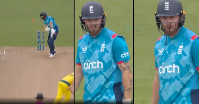 WATCH: Phil Salt left stunned after losing his wicket to Ben Dwarshuis in AUS vs ENG 1st ODI