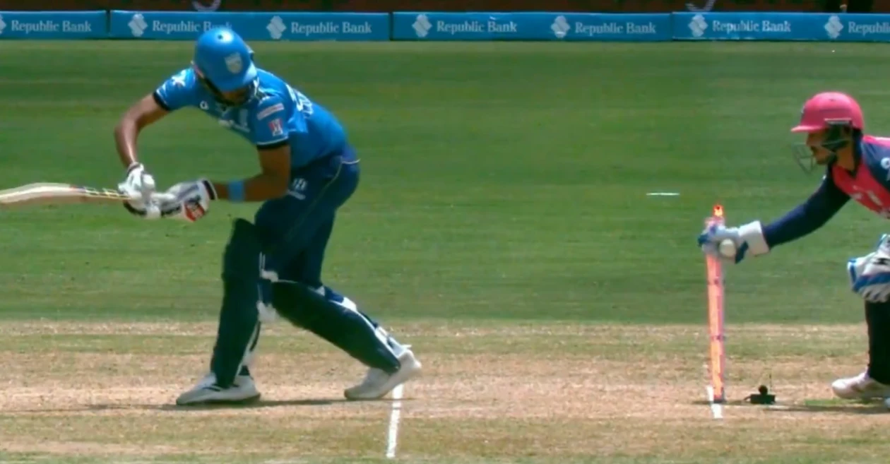 WATCH: Quinton de Kock pulls off MS Dhoni-esque stumping to dismiss Roston Chase in CPL 2024