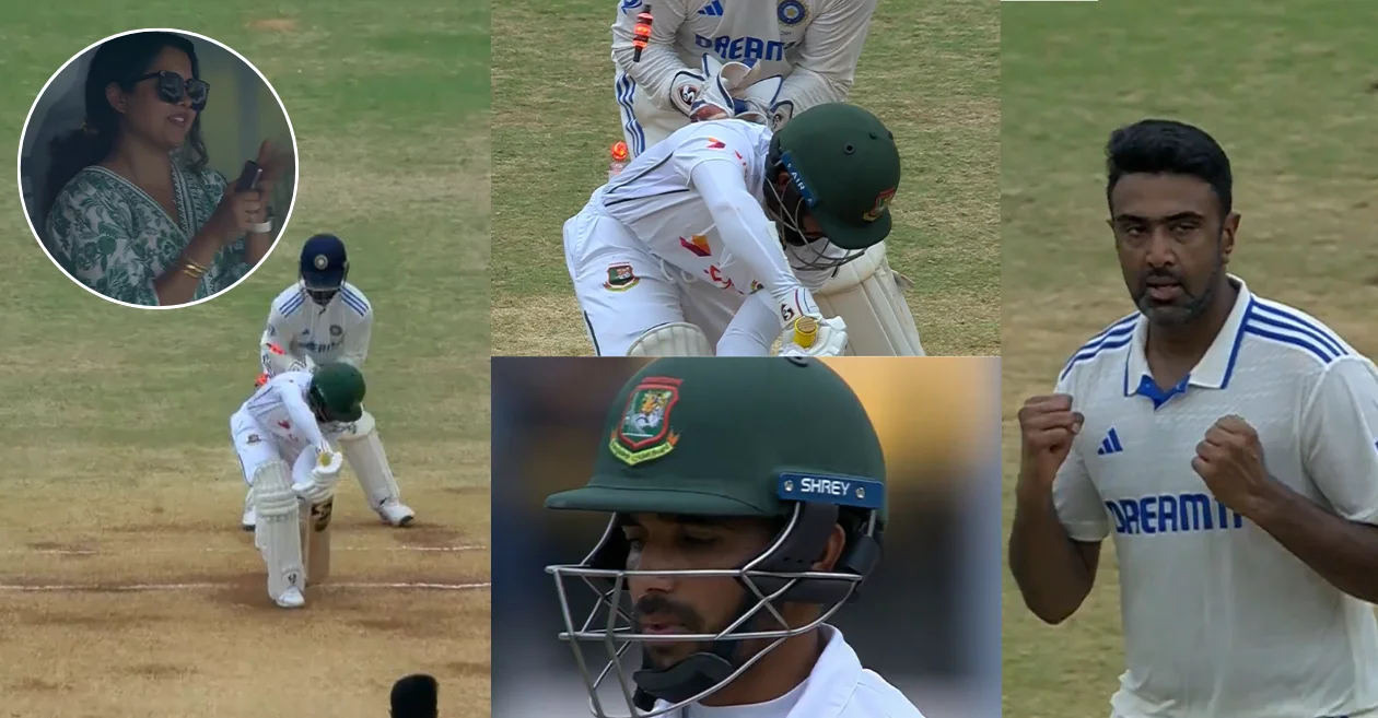 IND vs BAN: Ashwin’s stunning delivery cleans up Mominul Haque