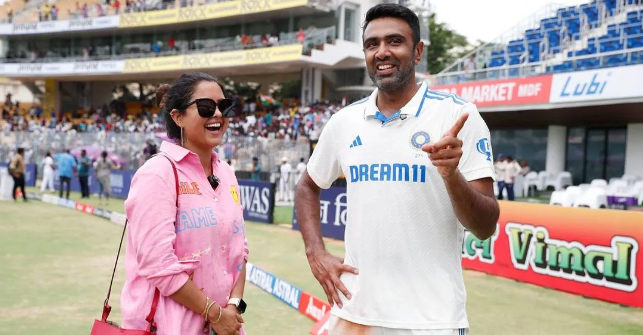 Ravichandran Ashwin’s wife reveals her complains in a heartwarming video after India’s thumping over Bangladesh in the Chennai Test