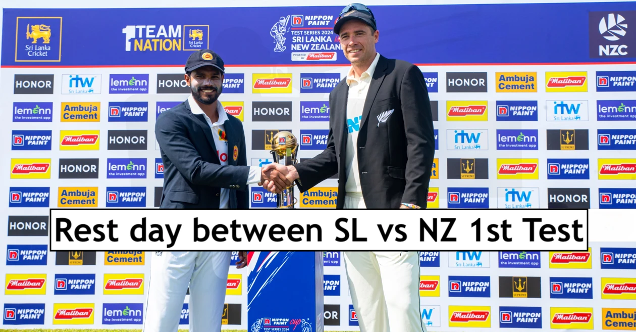 Here’s the reason why there is a rest day between Sri Lanka vs New Zealand first Test