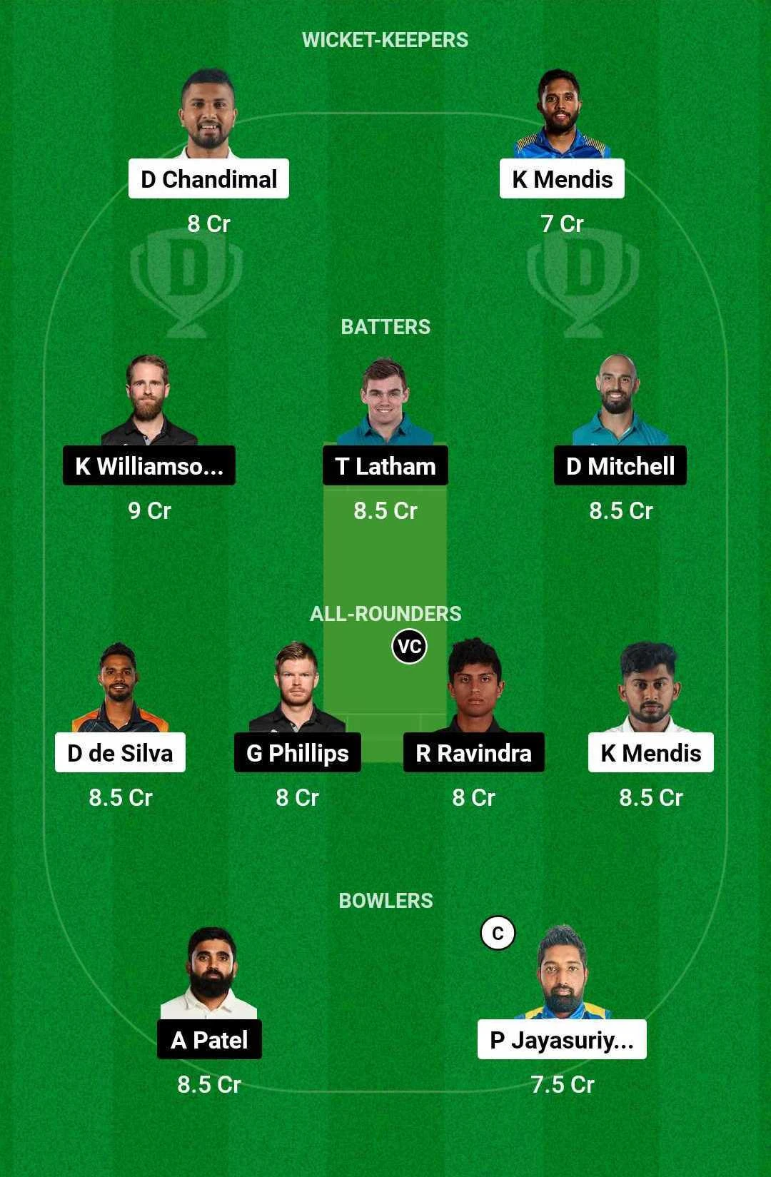 SL vs NZ Dream11 Team for today's match (September 26)