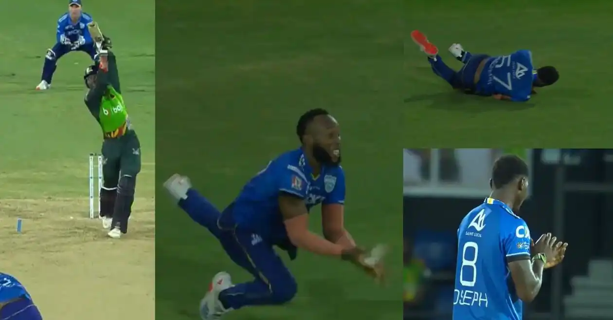 WATCH: Shadrack Descarte takes a screamer to dismiss Mikyle Louis in CPL 2024