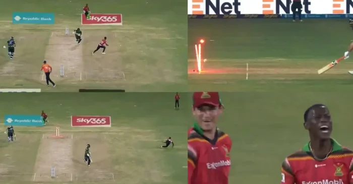 WATCH: Shamar Joseph hits the bullseye to run out Rilee Rossouw in CPL 2024