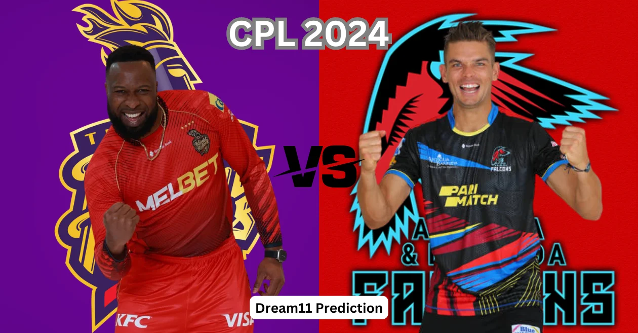 TKR vs ABF, CPL 2024: Match Prediction, Dream11 Team, Fantasy Tips and Pitch Report | Trinbago Knight Riders vs Antigua and Barbuda Falcons