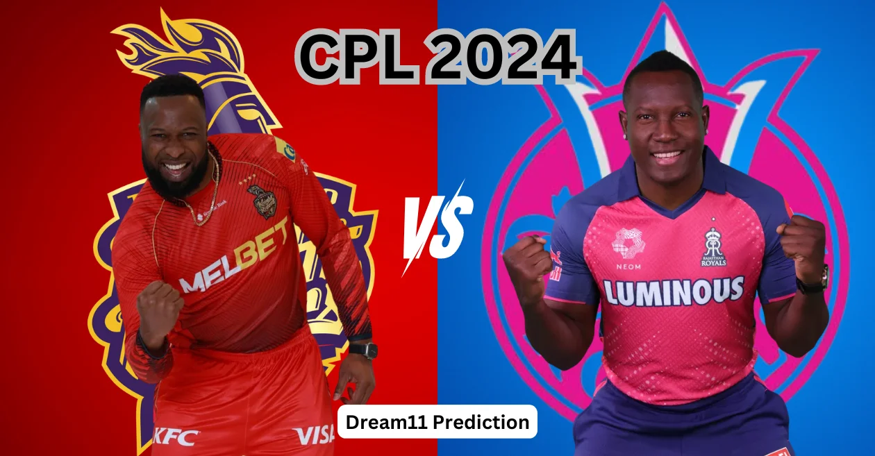 TKR vs BR, CPL 2024: Match Prediction, Dream11 Team, Fantasy Tips and Pitch Report | Trinbago Knight Riders vs Barbados Royals