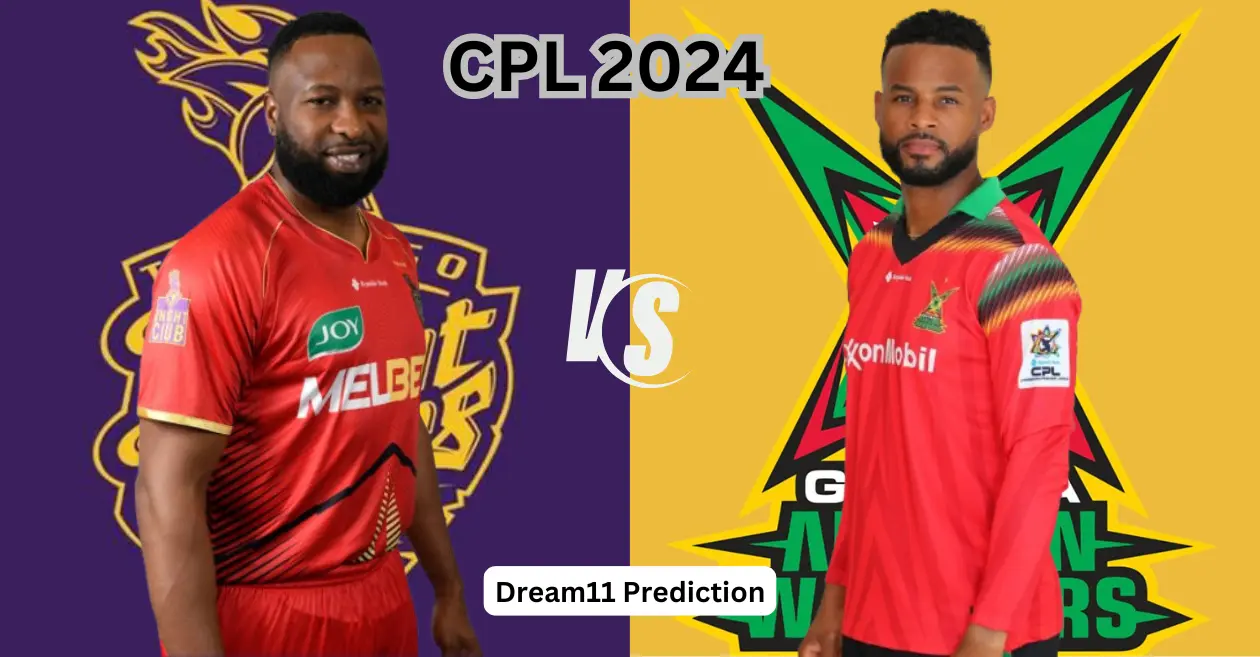 TKR vs GUY, CPL 2024: Match Prediction, Dream11 Team, Fantasy Tips and Pitch Report | Trinbago Knight Riders vs Guyana Amazon Warriors