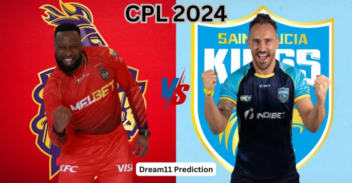 TKR vs SLK, CPL 2024: Match Prediction, Dream11 Team, Fantasy Tips and Pitch Report | Trinbago Knight Riders vs Saint Lucia Kings