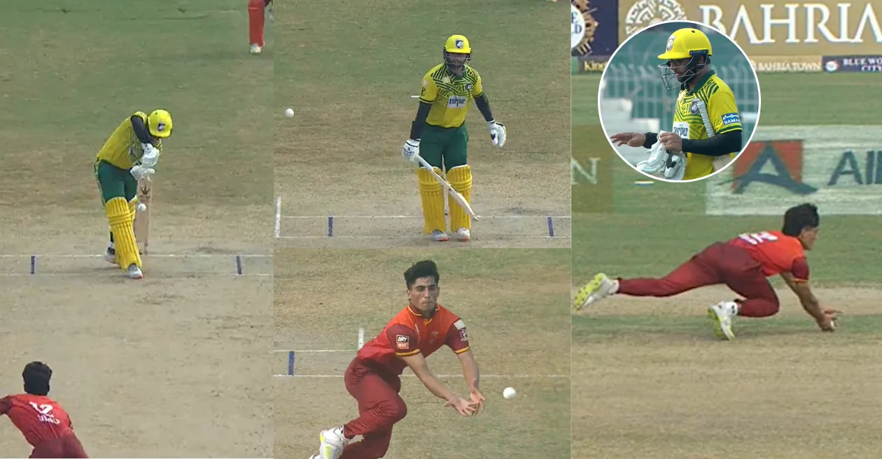 WATCH: Ubaid Shah’s spectacular caught-and-bowled to dismiss Imam-ul-Haq in Champions One-Day Cup 2024