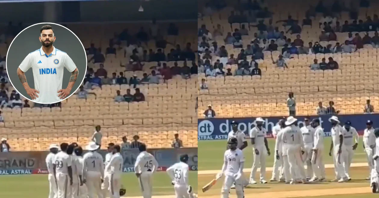 IND vs BAN [WATCH]: Virat Kohli’s playful dance lights up the field on Day 2 of first Test