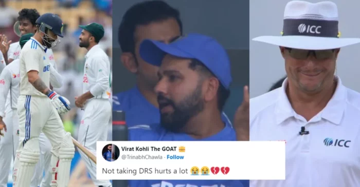 IND vs BAN: Fans react as Virat Kohli opts not to review umpire’s decision despite being not-out on Day 2 of the 1st Test