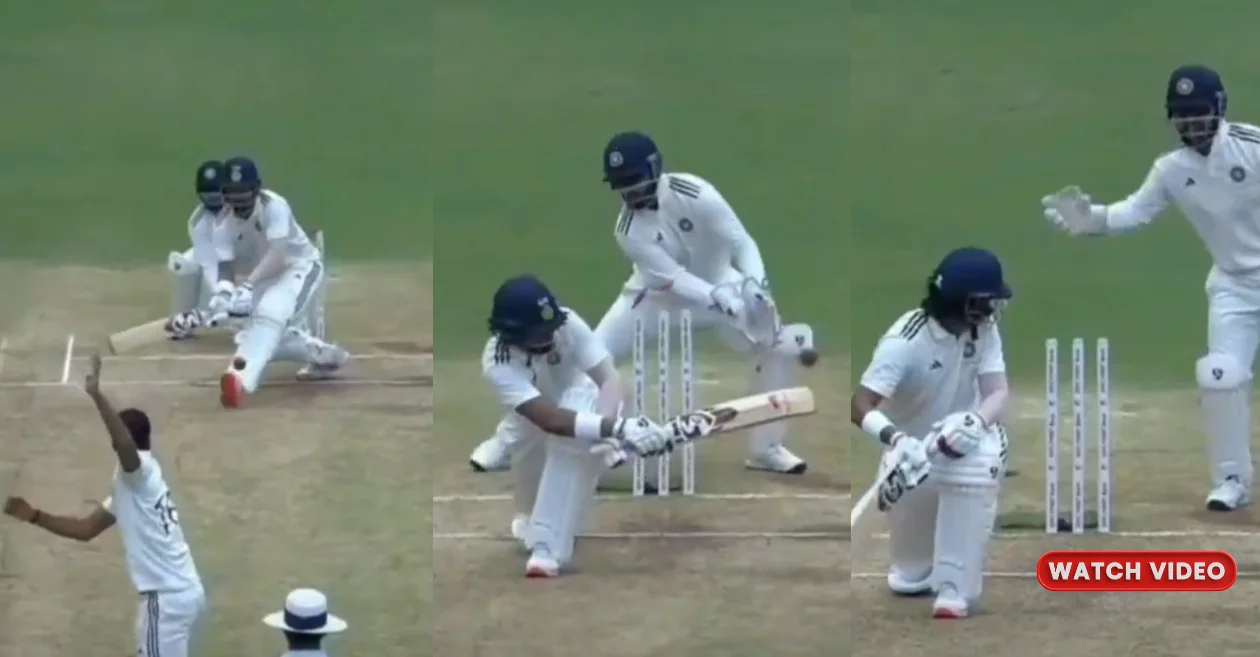 WATCH: Washington Sundar dismisses KL Rahul with stunning delivery in Duleep Trophy