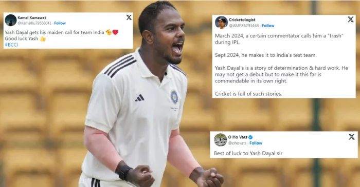 Fans erupt with excitement as Yash Dayal receives maiden Test call-up for upcoming series against Bangladesh