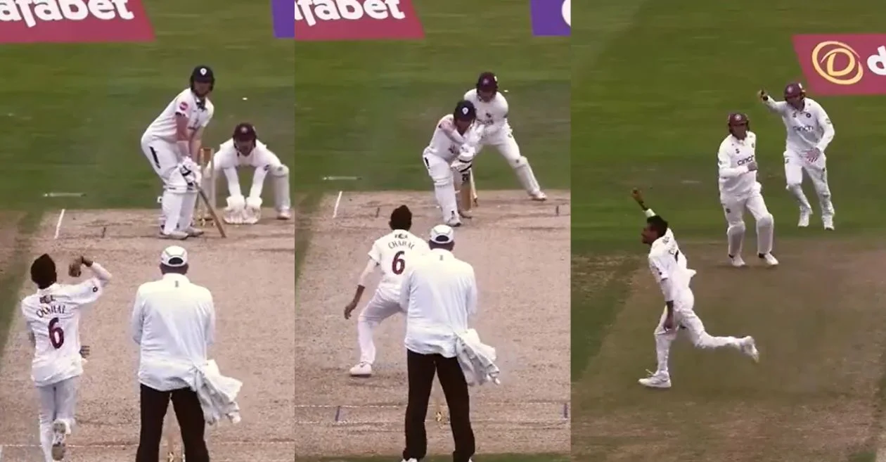 WATCH: Yuzvendra Chahal destroys Derbyshire with a five-wicket haul in the County Championship