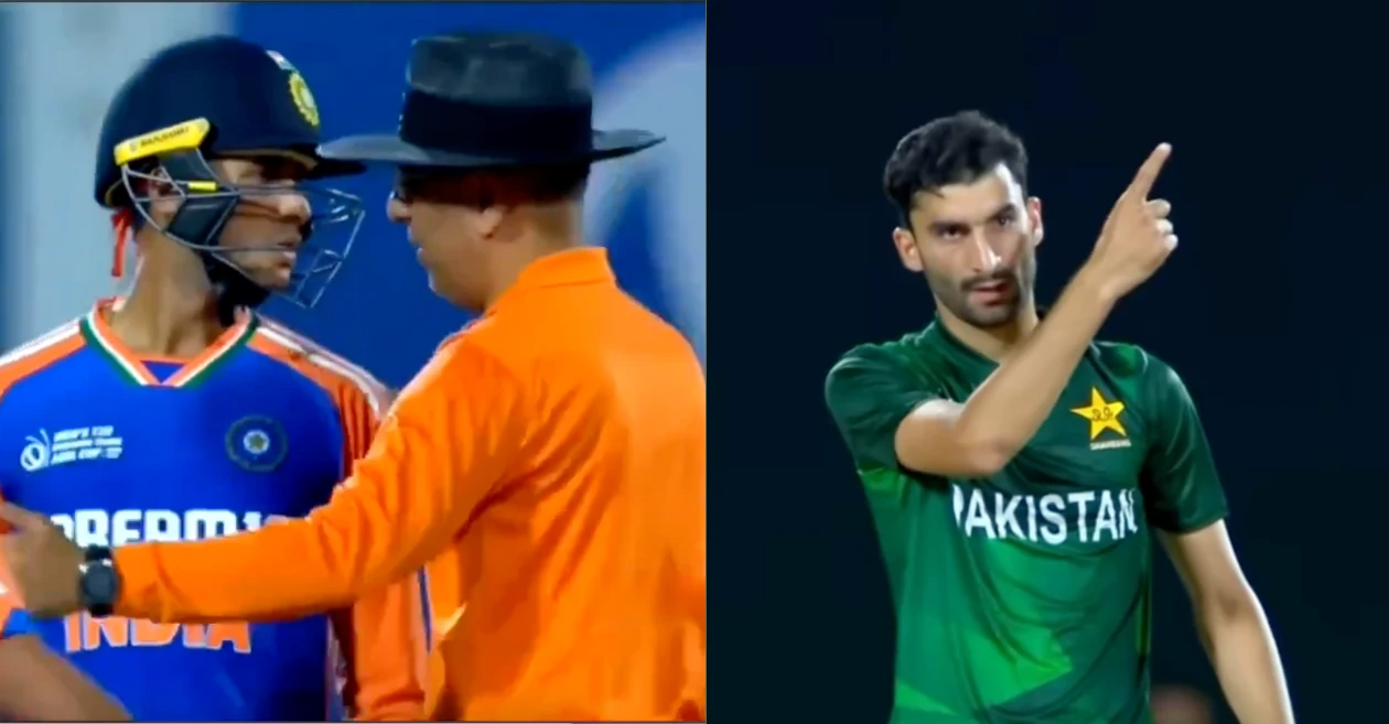 WATCH: Sufiyan Muqeem and Abhishek Sharma’s on-field altercation at Emerging Teams Asia Cup 2024